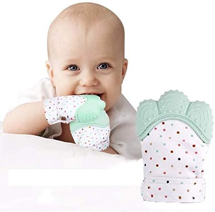 Ocean Count Baby Glove Teether – Soft Silicone Teething Mitten for Infants (Pack of 2)