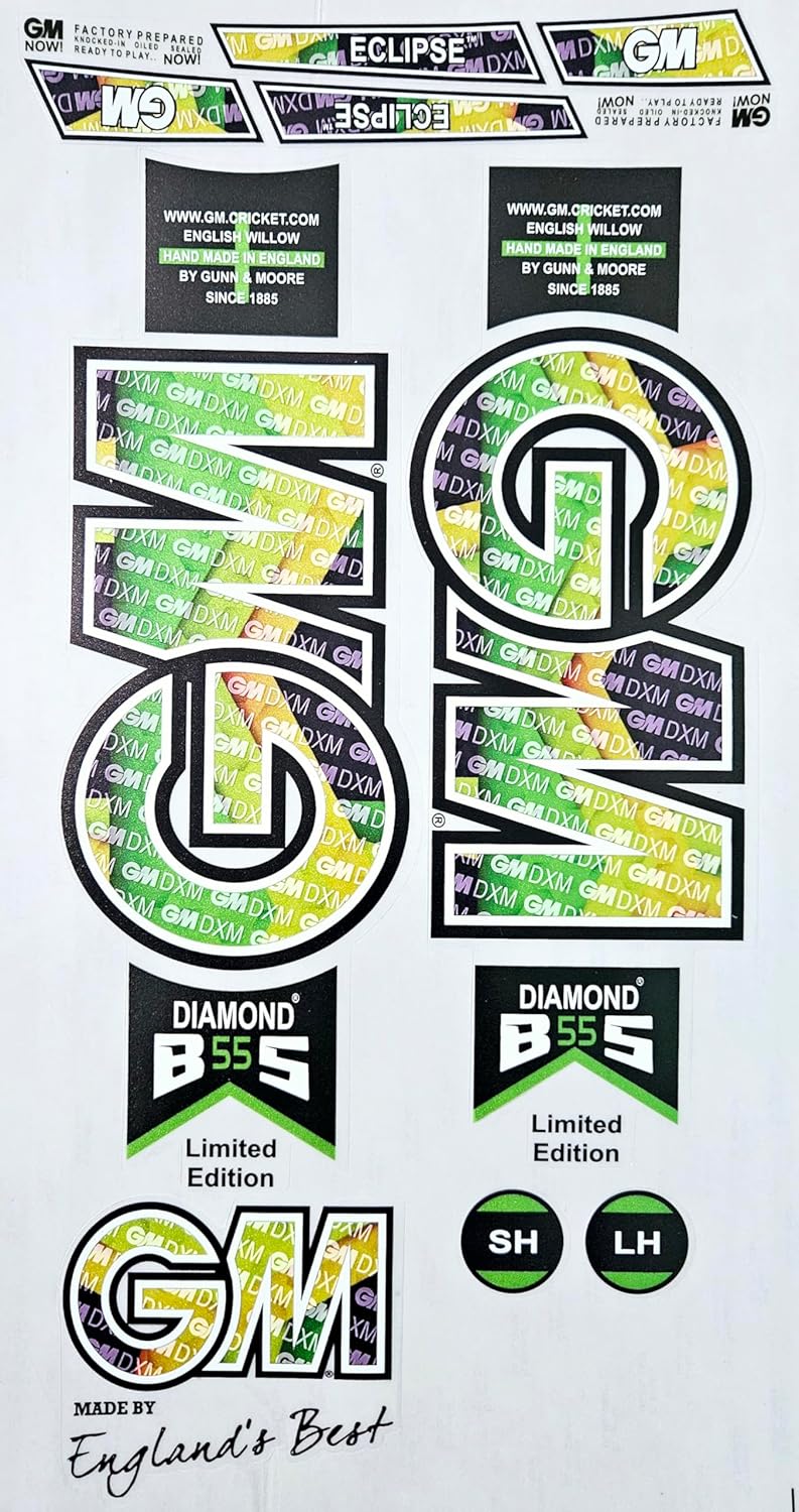 Teknaxo | Cricket Bat Sticker 4D Digital Embossed English Willow Fiber Tape Sports Accessories Protection, Diamond White