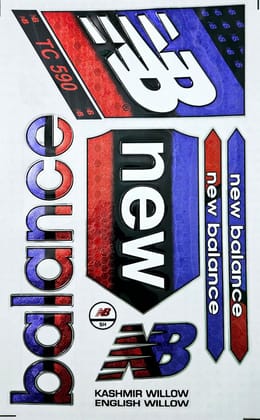 TEKNAXO | Cricket bat Sticker 3D Embossed Latest Surya kumar Model