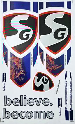 TEKNAXO | Cricket Bat Sticker 4D Digital Embossed English Willow Fiber Tape Sports Accessories Protection, Dragon Red