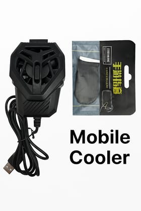 Portable USB Mobile Phone Cooler with Finger Sleeve – Gaming Accessory Combo