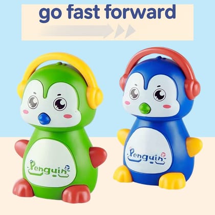 Press & Release Funny Sliding Penguin Car Fast Forward Toy – Cute Mini Inertia Wind Up Sliding Cartoon Penguin Toy for Toddlers & Kids Ages 3+ Boys and Girls (Pack of 2) Colours as per Stock Press & Release Funny Sliding Penguin Car Fast Forward Toy – Cute Mini Inertia Wind Up Sliding Cartoon Penguin Toy for Toddlers & Kids Ages 3+ Boys and Girls (Pack of 2) Colours as per Stock