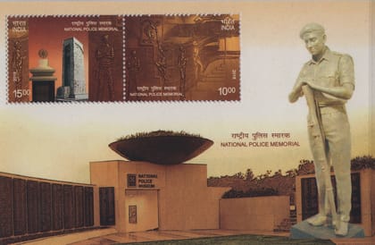 Shobhaphila's National Police Memorial  Indian Miniature Sheet Stamps ( 22nd Dec 2018)