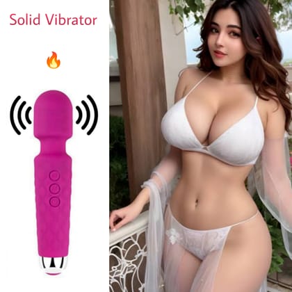 Qawvler Vibrator 360° Silicone Rotate Head Personal Massager & Deep Intensity High Pleasure USB Rechargable Massager Multicolor (Pack of 1)