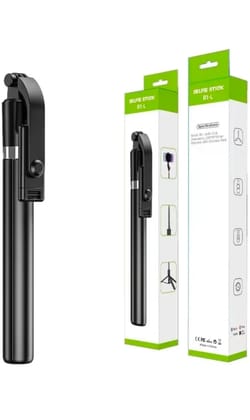 R1-L Extendable Bluetooth Selfie Stick with Tripod & Remote