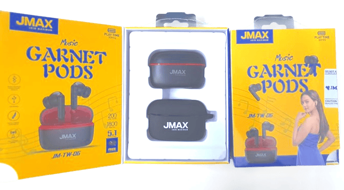 Genric Music Garnet Pods JM-TW-06 True Wireless Earbuds with 30H Playtime