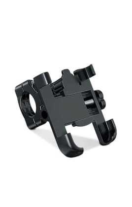 Motorcycle Phone Holder with Metal Construction for Bike Handlebars