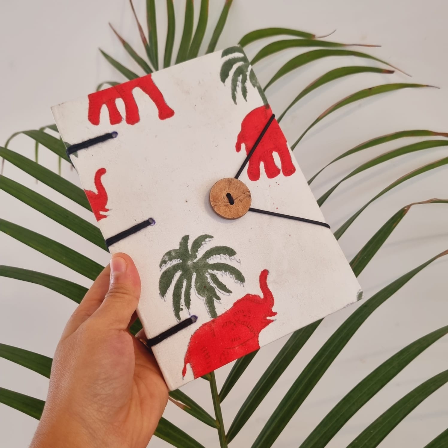 Handmade Eco-Friendly Elephant Diary Book