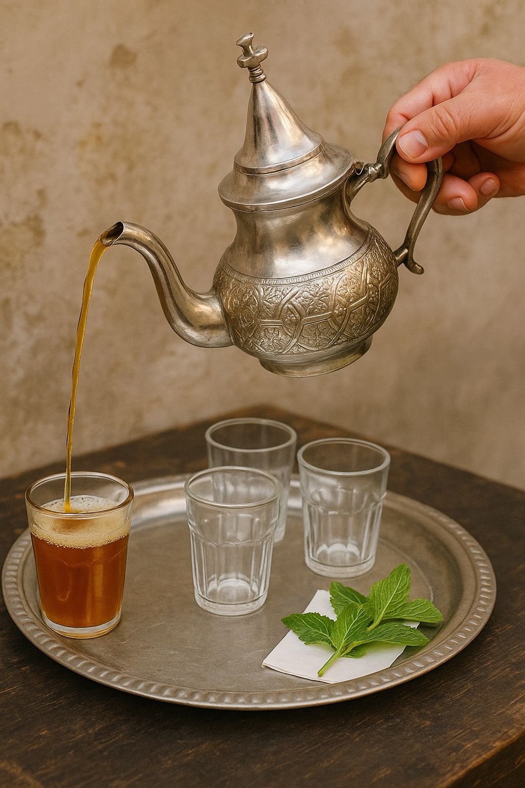 Ornate Silver Metal Samovar