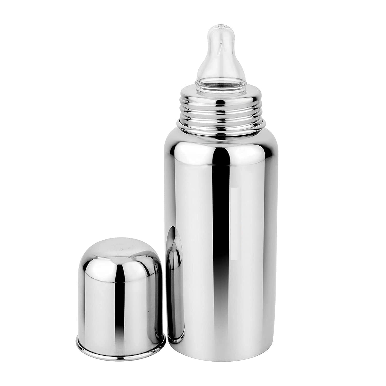 JCyourstore Steel Baby Feeding Bottle with Nipple and Cap 300