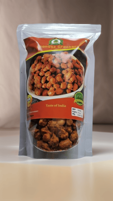 Crunchy Peanut Crackers 200g | Tasty Protein-Rich Snack | Crispy & Healthy Munching
