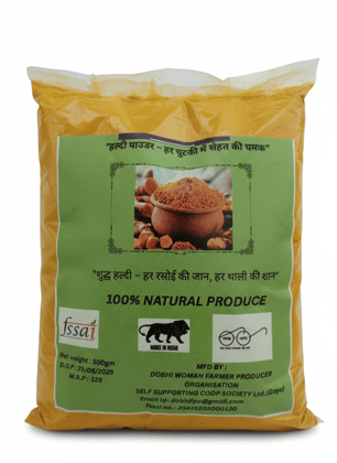 Dobhi Woman Farmer Producer Organisation 100% Natural Turmeric Powder 500g
