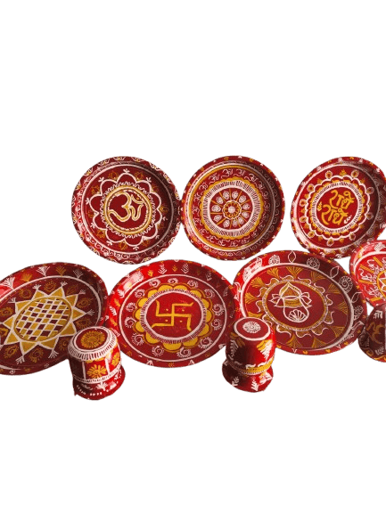 Handmade Pooja thali