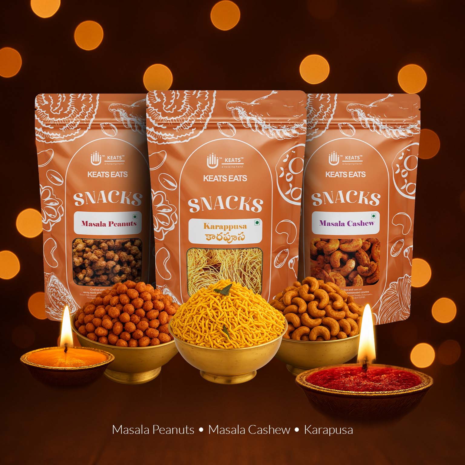 Keats Eats Nutty Delight Combo pack