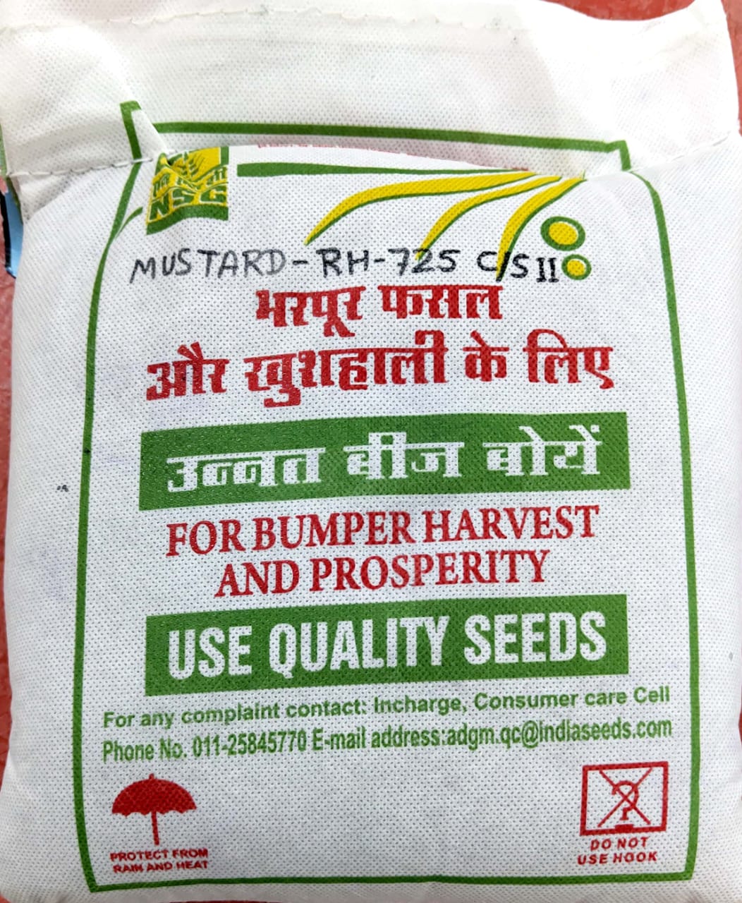 NSC MUSTARD RH-725 Truthfully Labelled(TL)