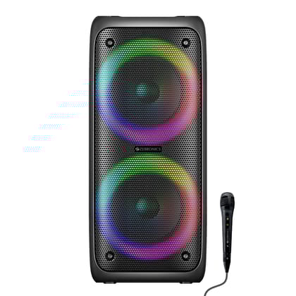 Zebronics Zeb-Barrel 200 Portable Speaker USB, BT, and 1 Wired Microphone