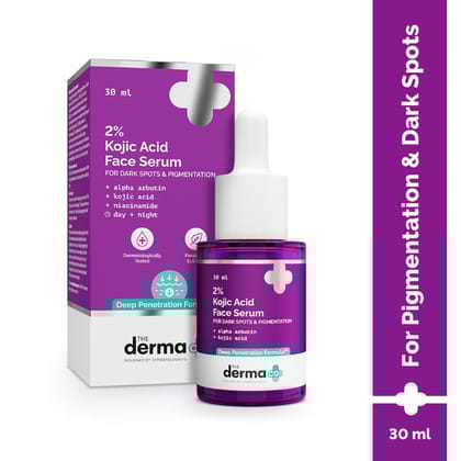 2% Kojic Acid Face Serum for Dark spots reduction, Pigmentation & Blemishes (30ml)