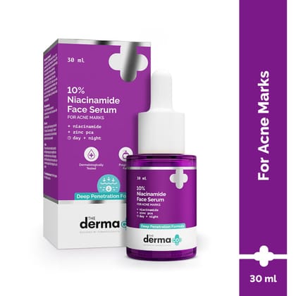 The Derma Co 10% Niacinamide Face Serum For Acne Marks (30ml)