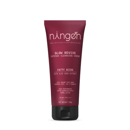Ningen Glow Revive Intense Cleansing Crème |  Skin Brightening & Oil Control Cleansing Cream