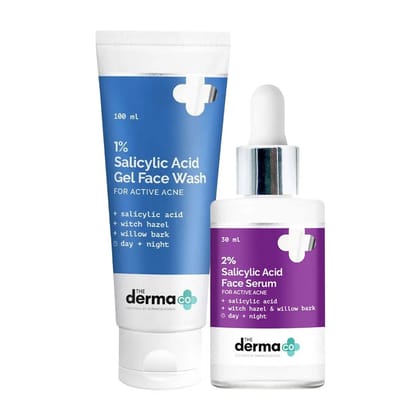 The Derma Co Monsoon Acne-Care Kit (2 pcs)(100ml + 30ml) 
