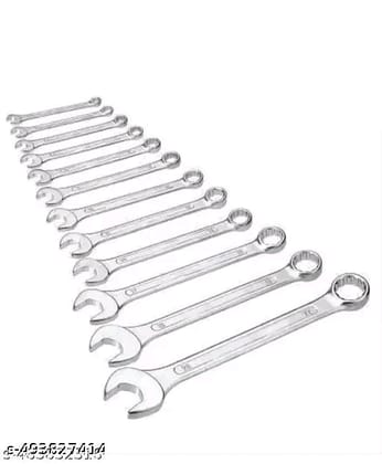 Chrome Vanadium Steel Combination Spanner Set with Maxi-Drive System, Anti-Slip, Metric Chrome Vanadium Steel Combination Spanner Set with Maxi-Drive System, Anti-Slip, Metric