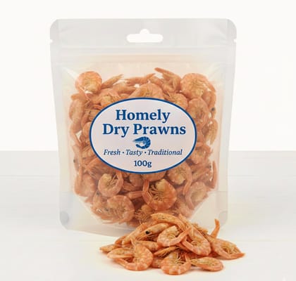 Homely Dry Prawns (Sun-Dried)-100g