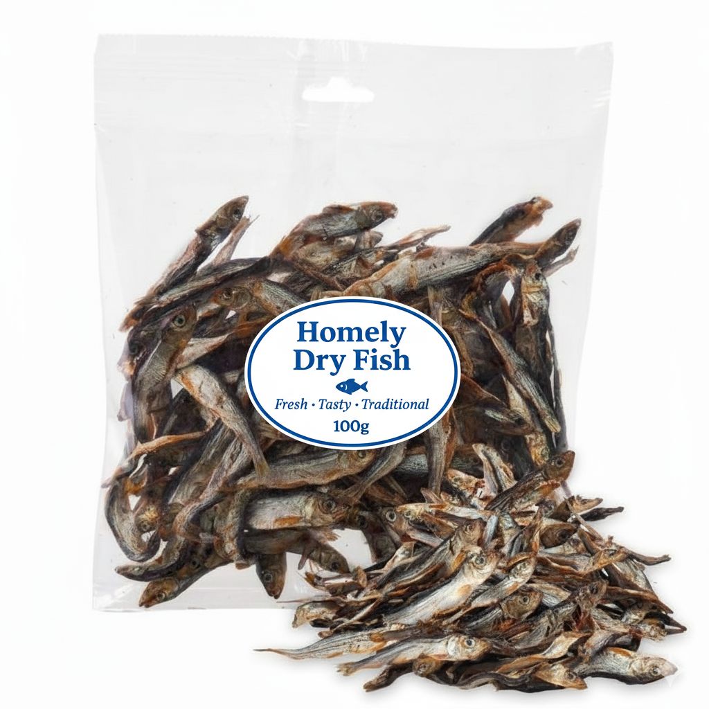 Homely Clean Small Dry Fish (Sun-Dried)-100g