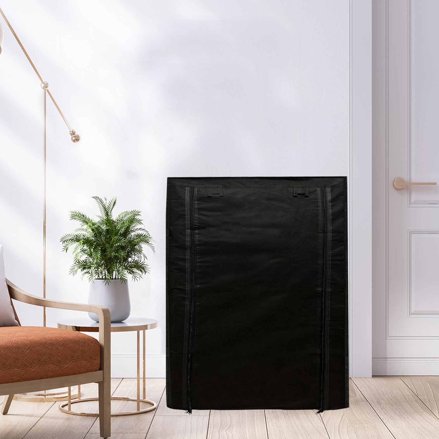 5 Layer Dustproof Cover for Shoe Rack – Zip-Fabric Non-Woven, Foldable