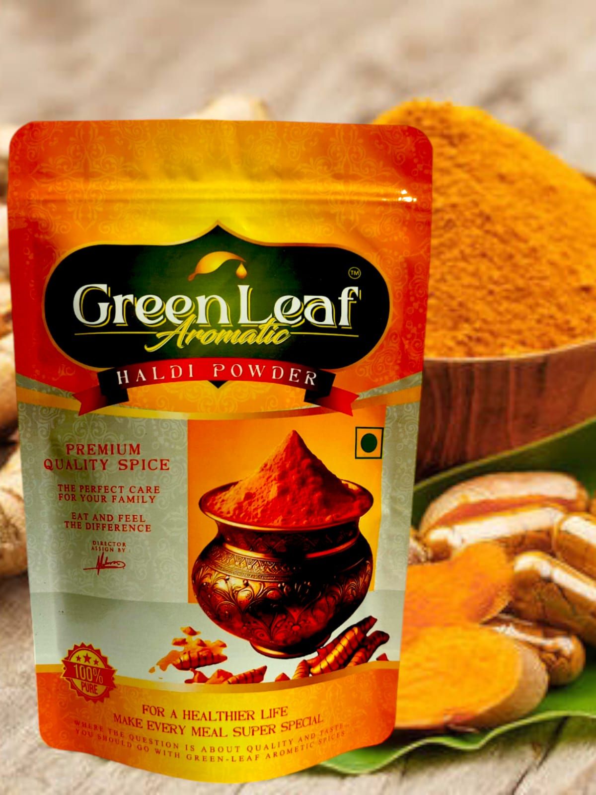 Haldi Powder - Premium 100% Pure Turmeric Spice