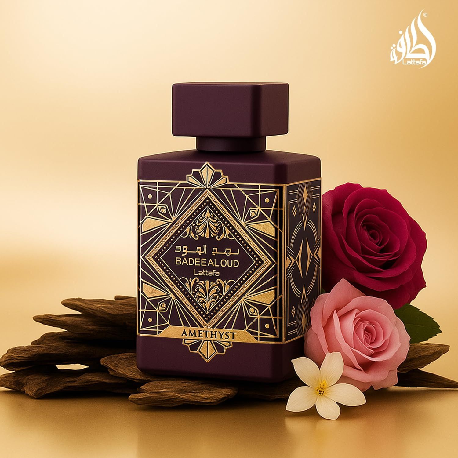 Lattafa Bade'e Al Oud Amethyst Eau De Parfum – Unisex Long Lasting Perfume – 100ml Arabic Fragrance