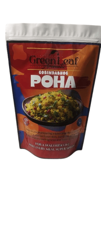 Green Leaf Gobindabhog Poha - Aromatic Flattened Rice for Quick, Healthy Meals