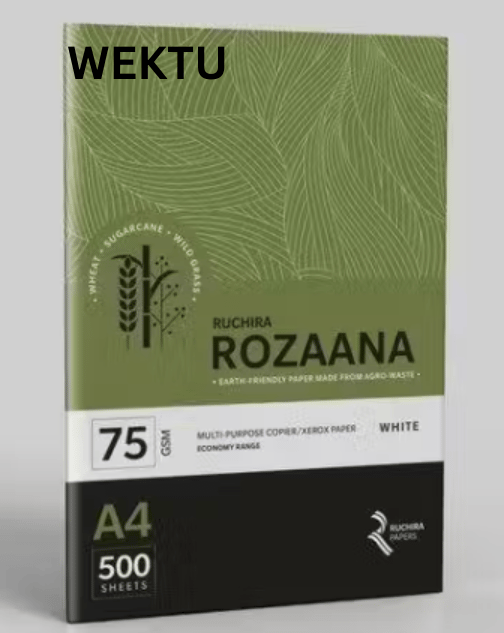 WEKTU Ruchira Rozaana A4 75 GSM White Multi-Purpose Copier/Xerox Paper - 500 Sheets