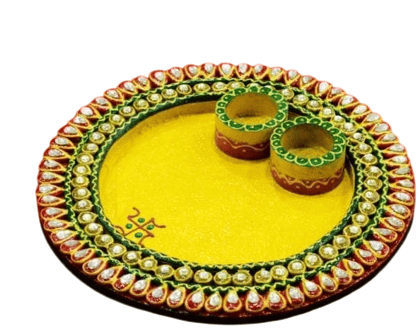 Traditional decorative Pooja Puja thali Traditional decorative Pooja Puja thali