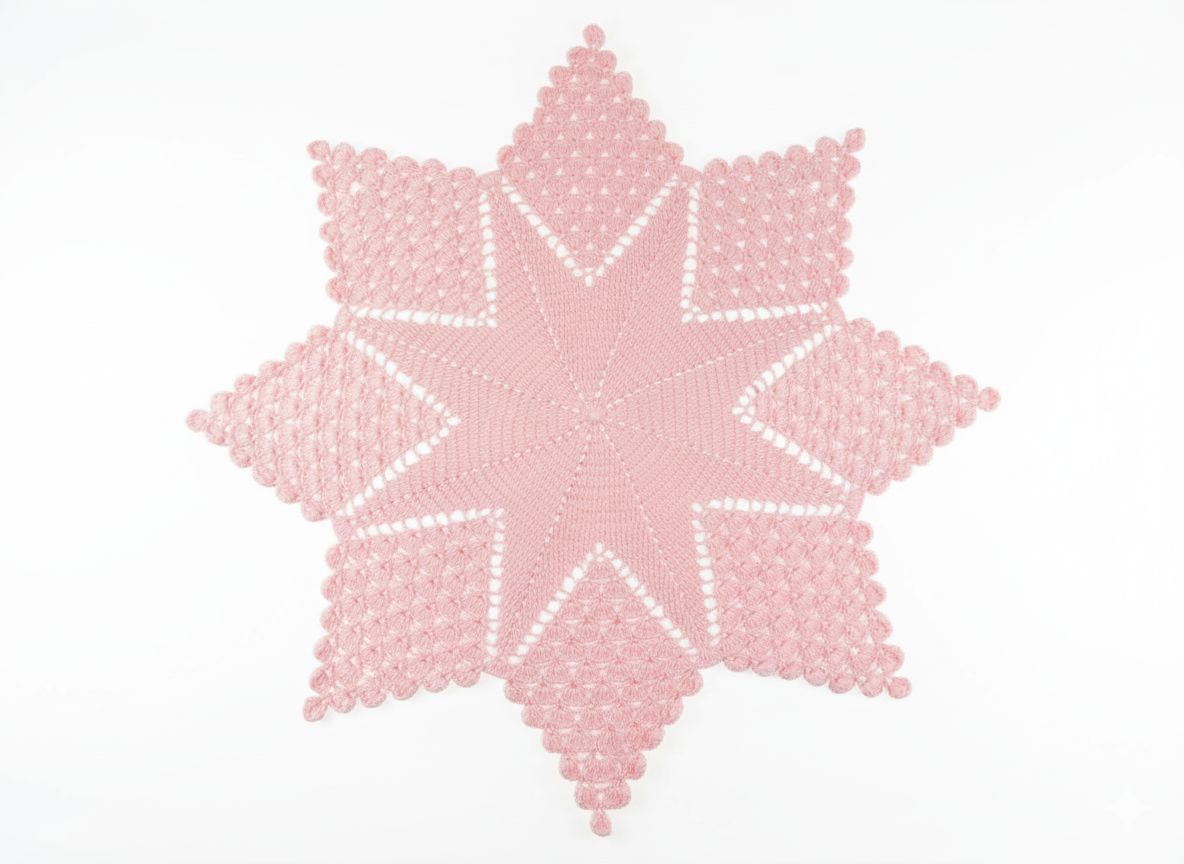 Bloom crochet Handcrafted Mat