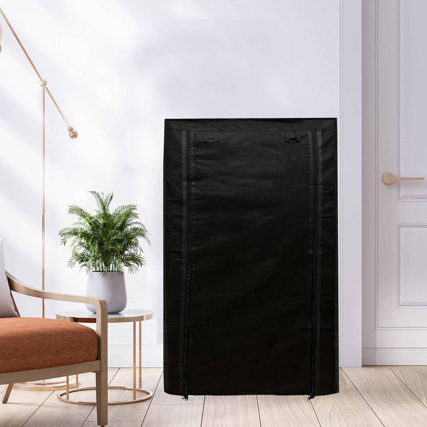 6-Layer Dustproof Cover for Shoe Rack – Zip-Fabric Non-Woven, Foldable