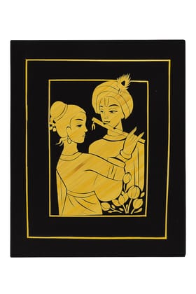 Krishna & Radha - A Wheat Craft