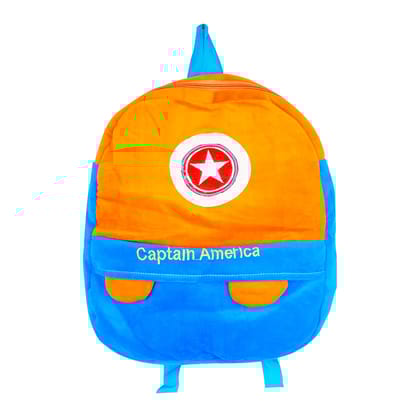 Captain America Bag for School | Kids School Bags |  Kids Backpacks | Backpacks For School | Velvet School Bag | Cartoon Designed Bag | Soft Skin Bag | Light Weight Bag