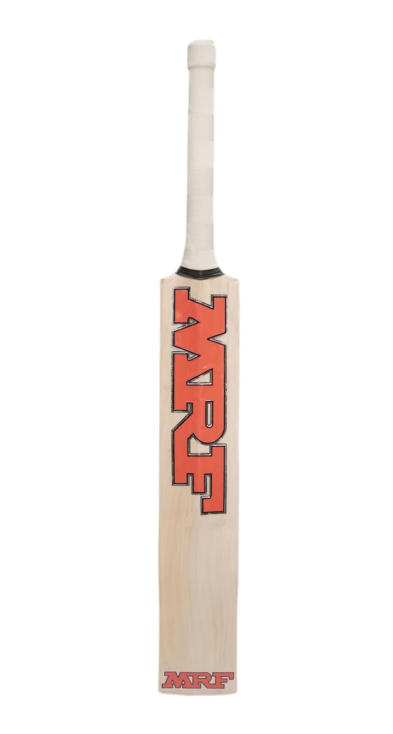 TEKNAXO | MRF Lightweight English Willow Cricket Bat for Adults | Full Size | Power Hitting | Tournament-Ready | Season Ball Compatible