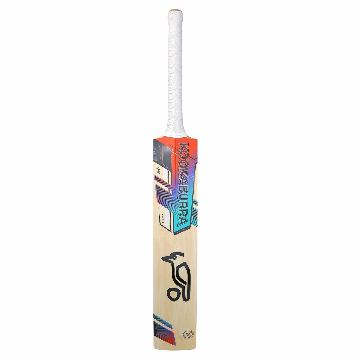 TEKNAXO | Kookaburra Aura Pro 4.0 English Willow Cricket Bat - Size 5 | Lightweight Junior Cricket Bat | Durable & High-Performance Design for Young Players