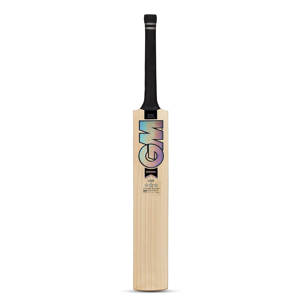 TEKNAXO | GM Chroma 555 English Willow Short Handle Cricket Bat Size-Men, Wooden