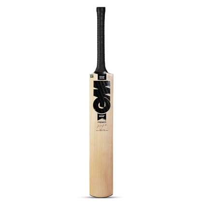 TEKNAXO | GM Noir Premier Kashmir Willow Cricket Bat with Cover for Leather Ball Full Size, Multi Colour, Men
