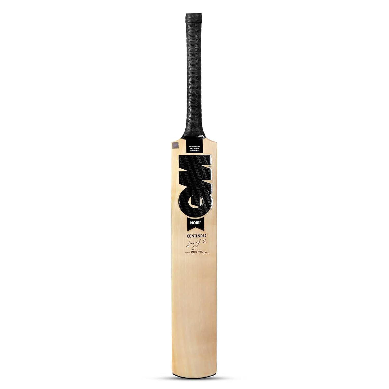 TEKNAXO | GM Noir Contender Kashmir Willow Cricket Bat with Cover for Men