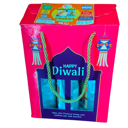 Gift hamper is ready with Millet biscuits and millet namkeen to give healthy gifts to your loved ones this festival