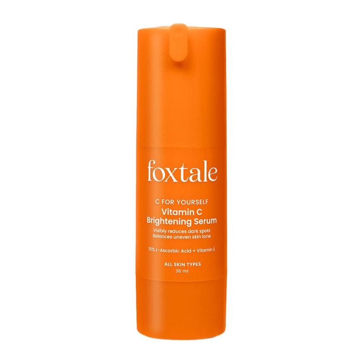 Foxtale Brightening Vitamin C Face Serum With L-Ascorbic Acid And Vitamin E For Glowing Skin (30ml)