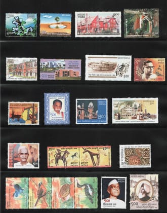 Shobhaphila's Indian MNH Commemorative Year Pack stamps 2006 (65 Nos.)
