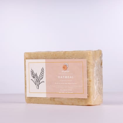 Arghya Handmade Herbal Oatmeal Organic Soap with Oats & Shea Butter, 85g Arghya Handmade Herbal Oatmeal Organic Soap with Oats & Shea Butter, 85g