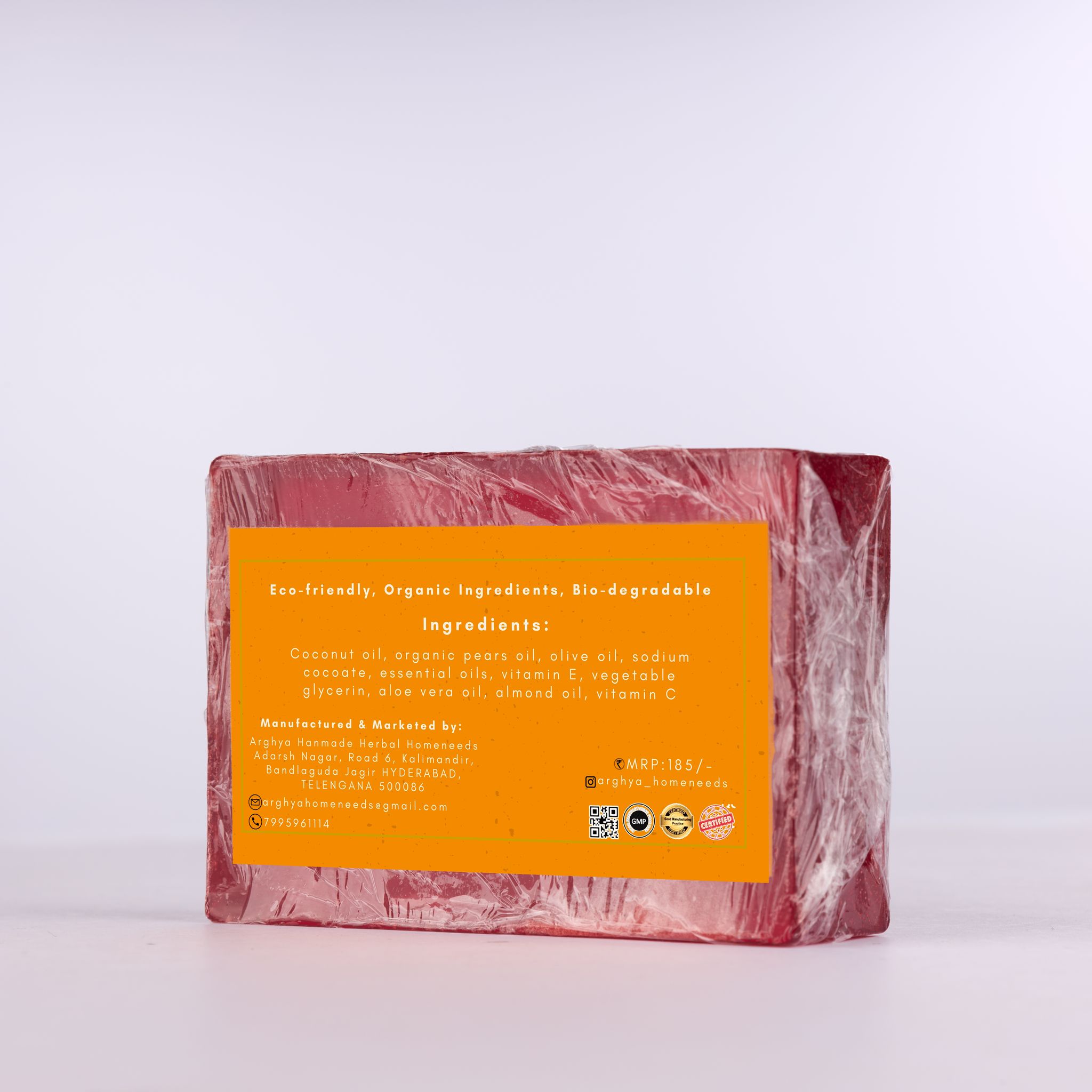 Arghya Hanmade Eco-friendly Organic Herbal Soap with Vitamin E & C