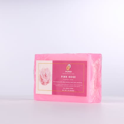 Arghya Pink Rose Organic Soap with Shea Butter & Rose Extracts for All Skin Types Arghya Pink Rose Organic Soap with Shea Butter & Rose Extracts for All Skin Types