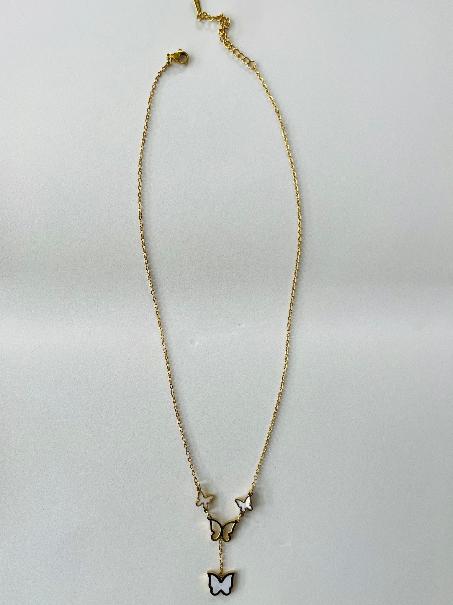 Elegant Gold Plated Butterfly Charm Necklace for Women