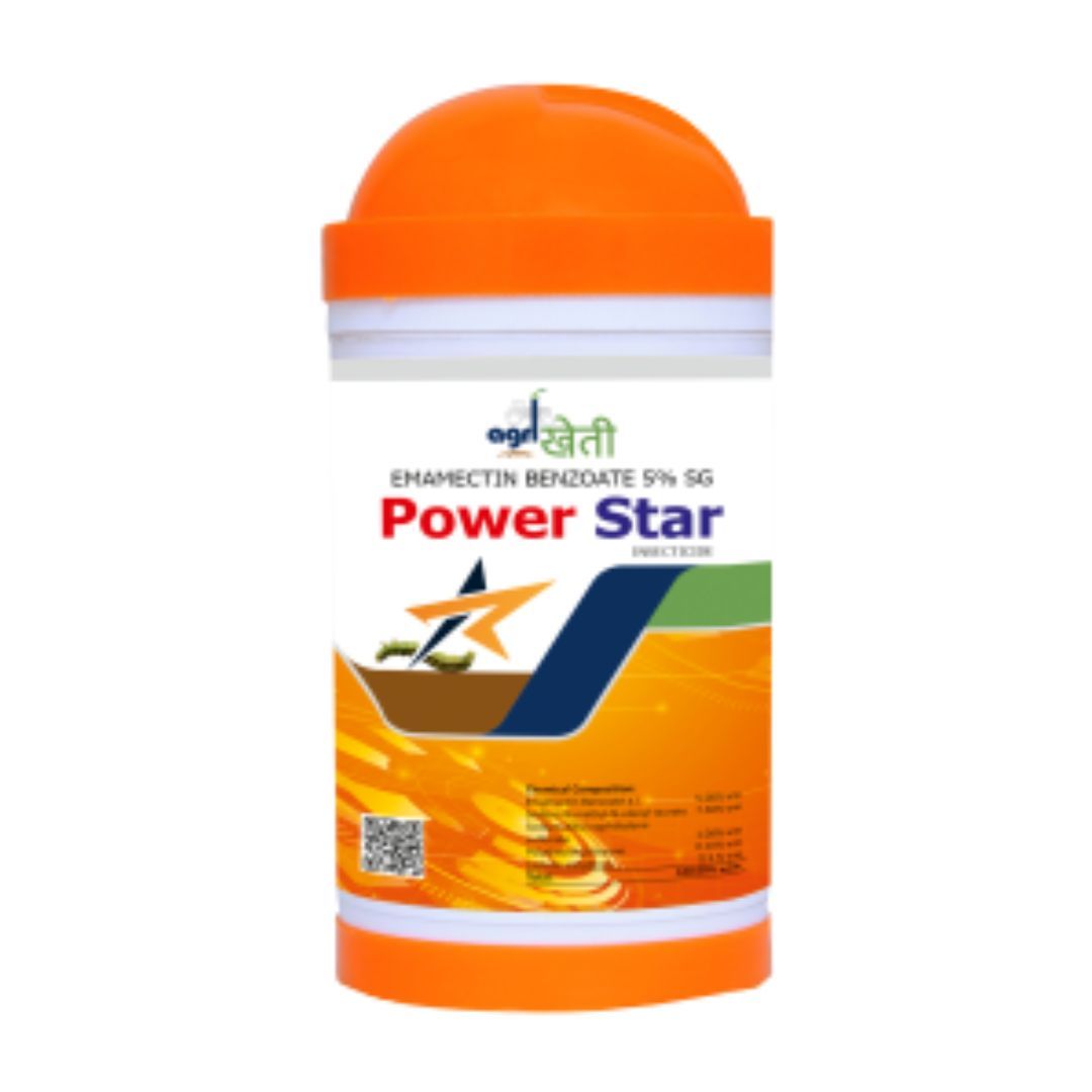 Power Star-Agrikheti(Emamectin Benzoate 5% SG) 500Gram